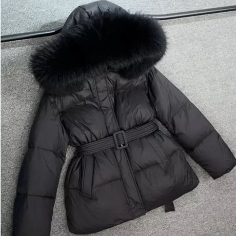 real fur down jacket