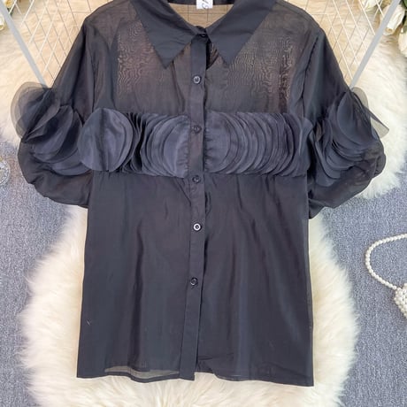 see-through blouse