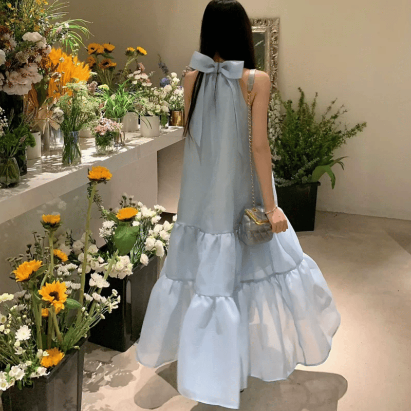 back ribbon tiered onepiece | BrillantSelect Store