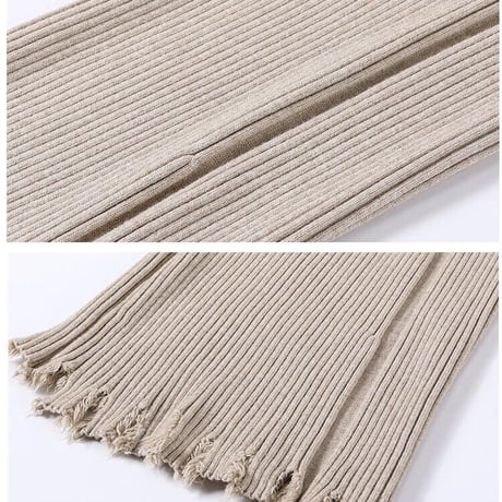 【秋冬】knit pants