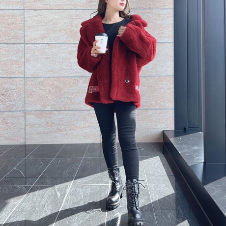 【ウール100%】short coat