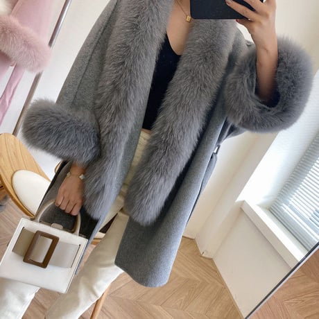fox fur coat
