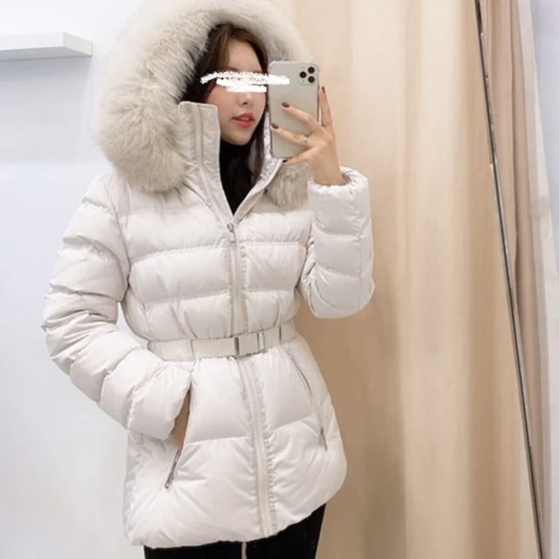 fox fur down jacket | BrillantSelect Store