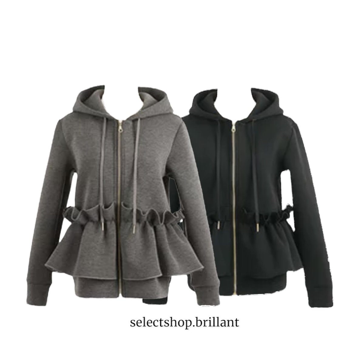 フリルパーカー | BrillantSelect Store フリルパーカー | BrillantSelect Store