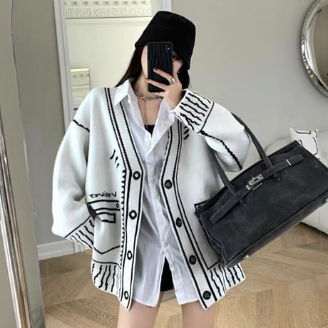 print  cardigan