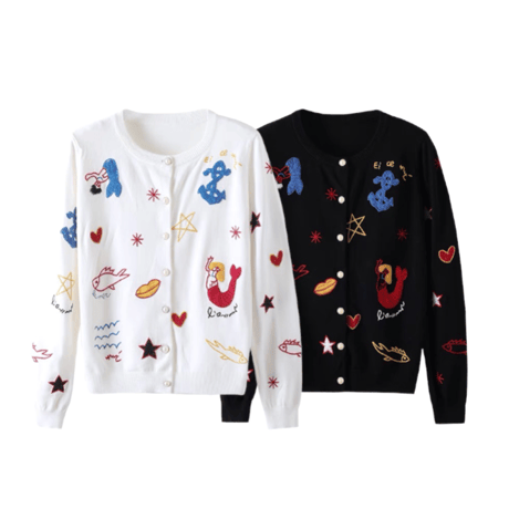 【即納あり】mermaid cardigan