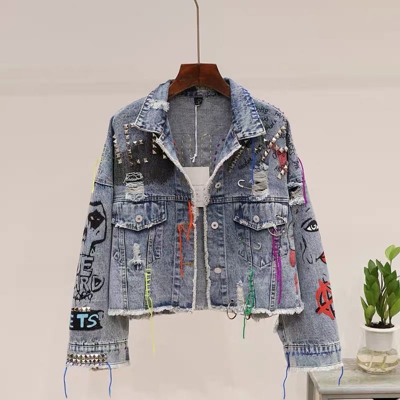 カラー刺繍デニムジャケット | BrillantSelect Store カラー刺繍デニムジャケット | BrillantSelect Store