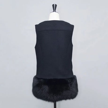 fox fur vest