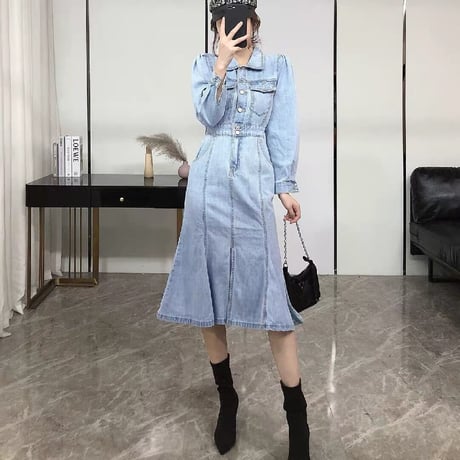 denim onepiece