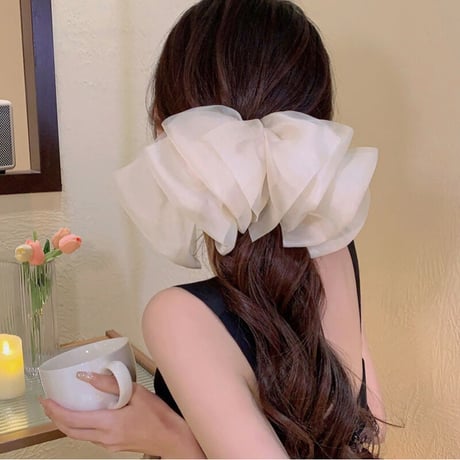 ribbon バレッタ