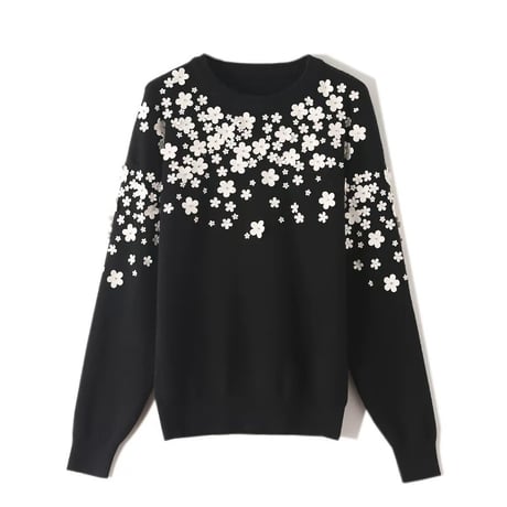 flower　knit