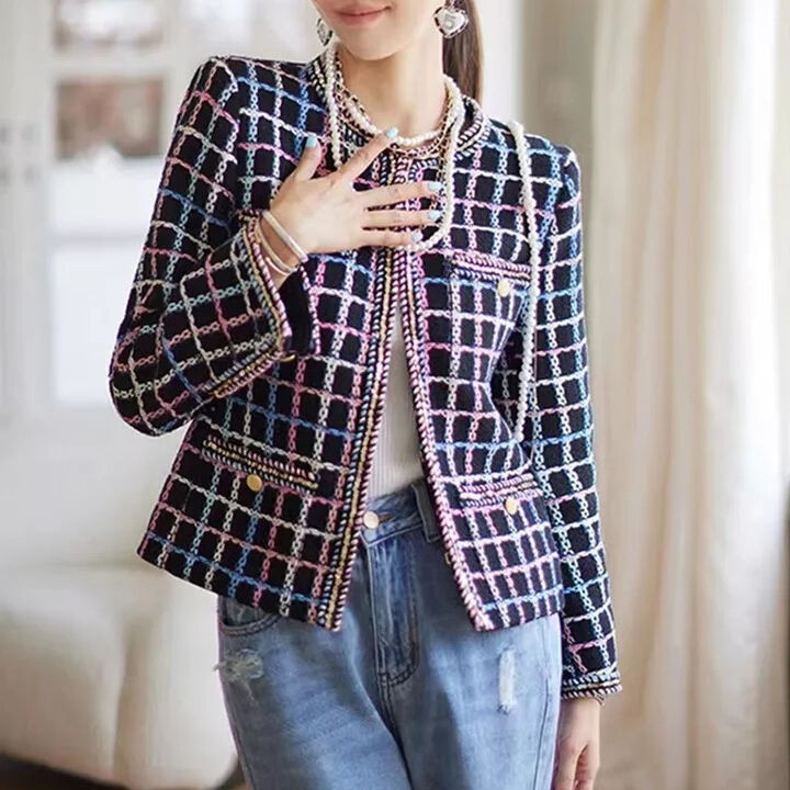 mix color tweed jacket | BrillantSelect Store mix color tweed jacket | BrillantSelect Store