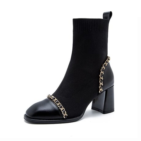 chain short boots