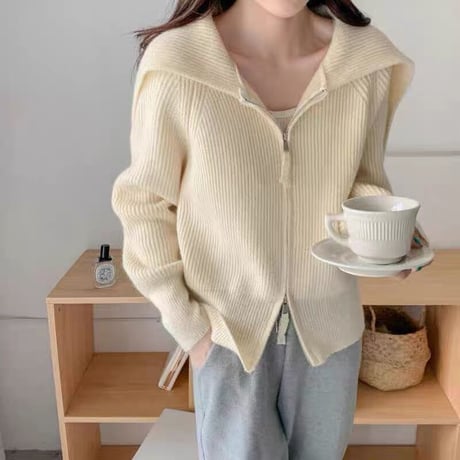 big collar knit