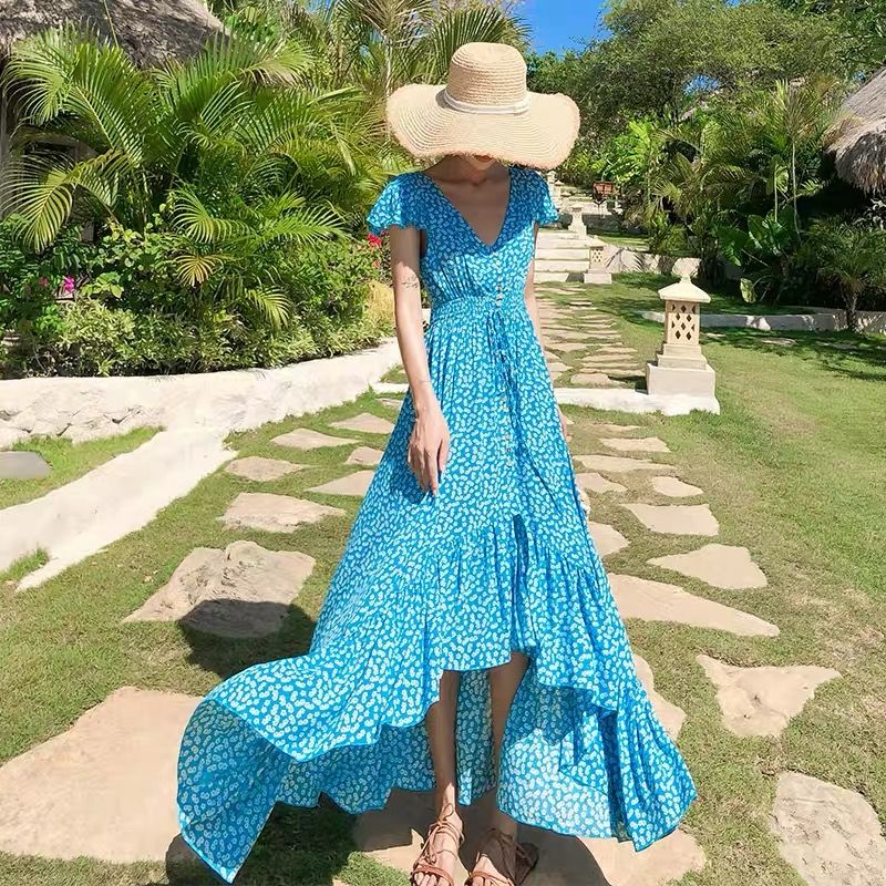 値下げ❗OLD ENGRAND 超美品❗ 上質小花ワンピース 小花柄 ティアードワンピ ワンピース レディース 送料無料・再