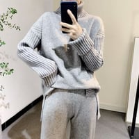 turtleneck  knit setup