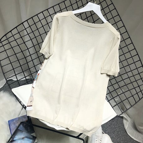 馬柄トップス