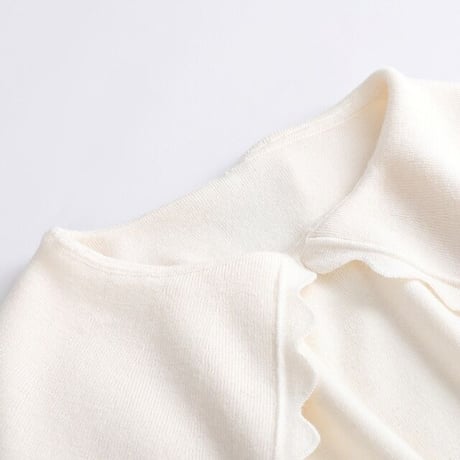 襟付き tops