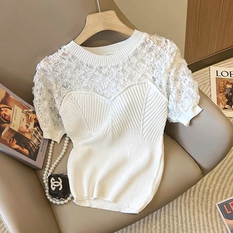 flower lace tops