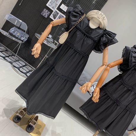 frill sleeve onepiece
