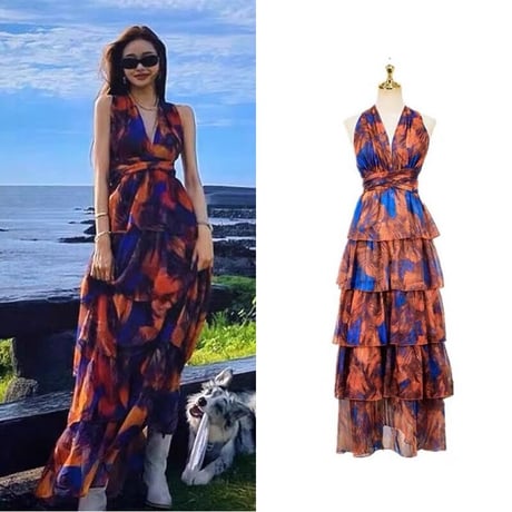 frill long onepiece