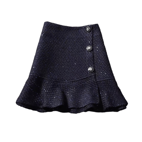 【即納あり】tweed marmaid mini skirt