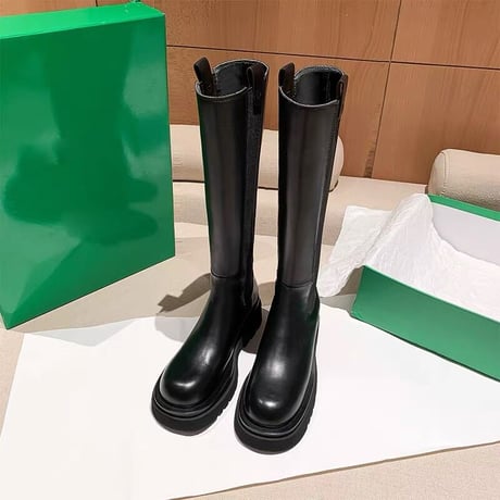 【高品質】【牛革】side goa long boots 5cm