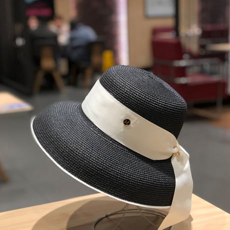 ribbon straw hat