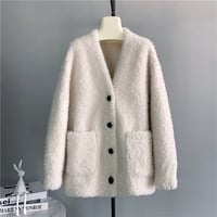 ウール vneck coat