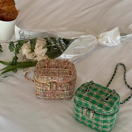 Tweed mini bag