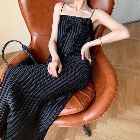 【即納あり】pleats camisole onepiece