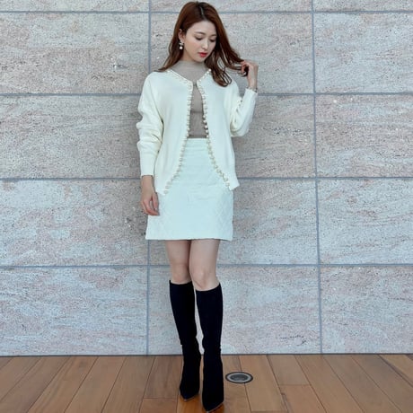 【即納あり】pearl cardigan