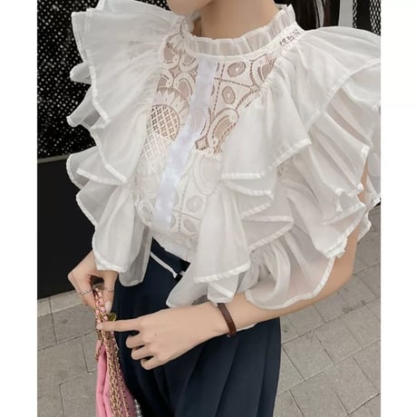lace frill tops