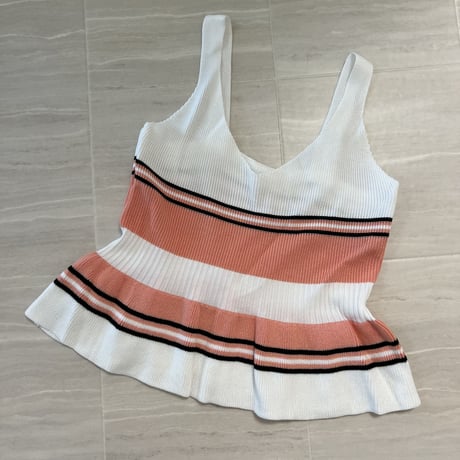 即納 Peplum short length summer tops