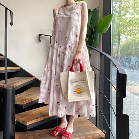 Cherry pattern dress