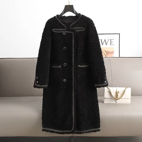 【ウール】boa long coat