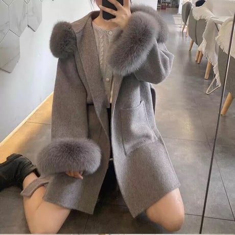 fox fur coat