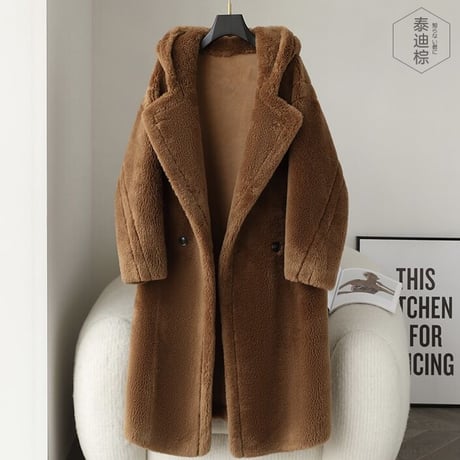 フード付き 【ウール100%】 long coat