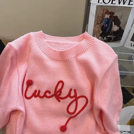 pink summer knit