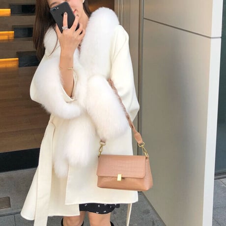 fox fur coat