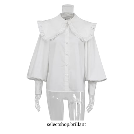 big collar blouse