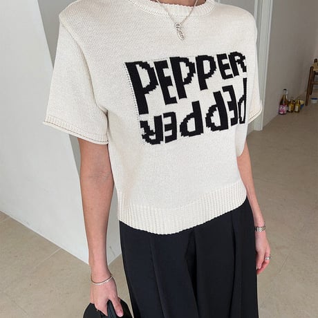 logo summer knit