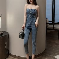 denim rompers