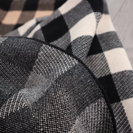 check  knit skirt