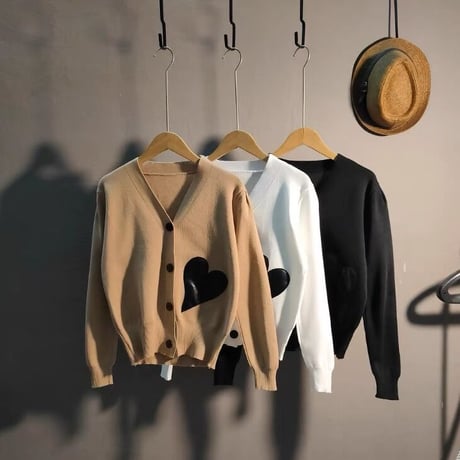heart cardigan