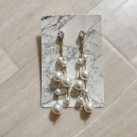 【即納】pearl earring