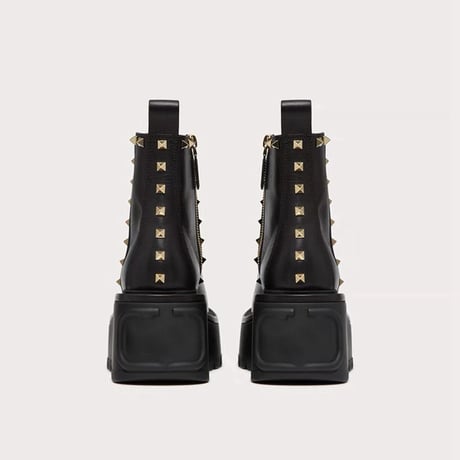 【本革】studs platform boots