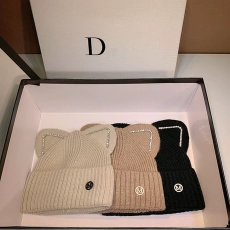猫耳 knit hat