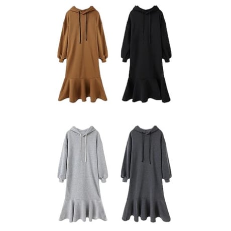 裏起毛 sweat onepiece