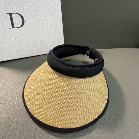 straw sun visor
